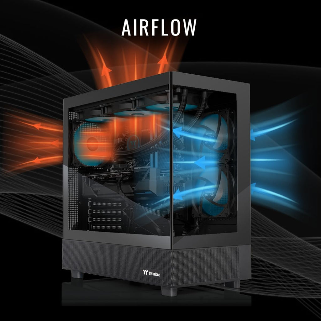 Thermaltake LCGS View 9897X-270 Gaming Desktop (AMD Ryzen™ 7 9800X3D, 32GB 6400MT/s DDR5 RGB Memory, AMD Radeon™ RX 9070 XT, 2TB NVMe M.2, WiFi, Windows 11) V27B-B850-97X-LCS