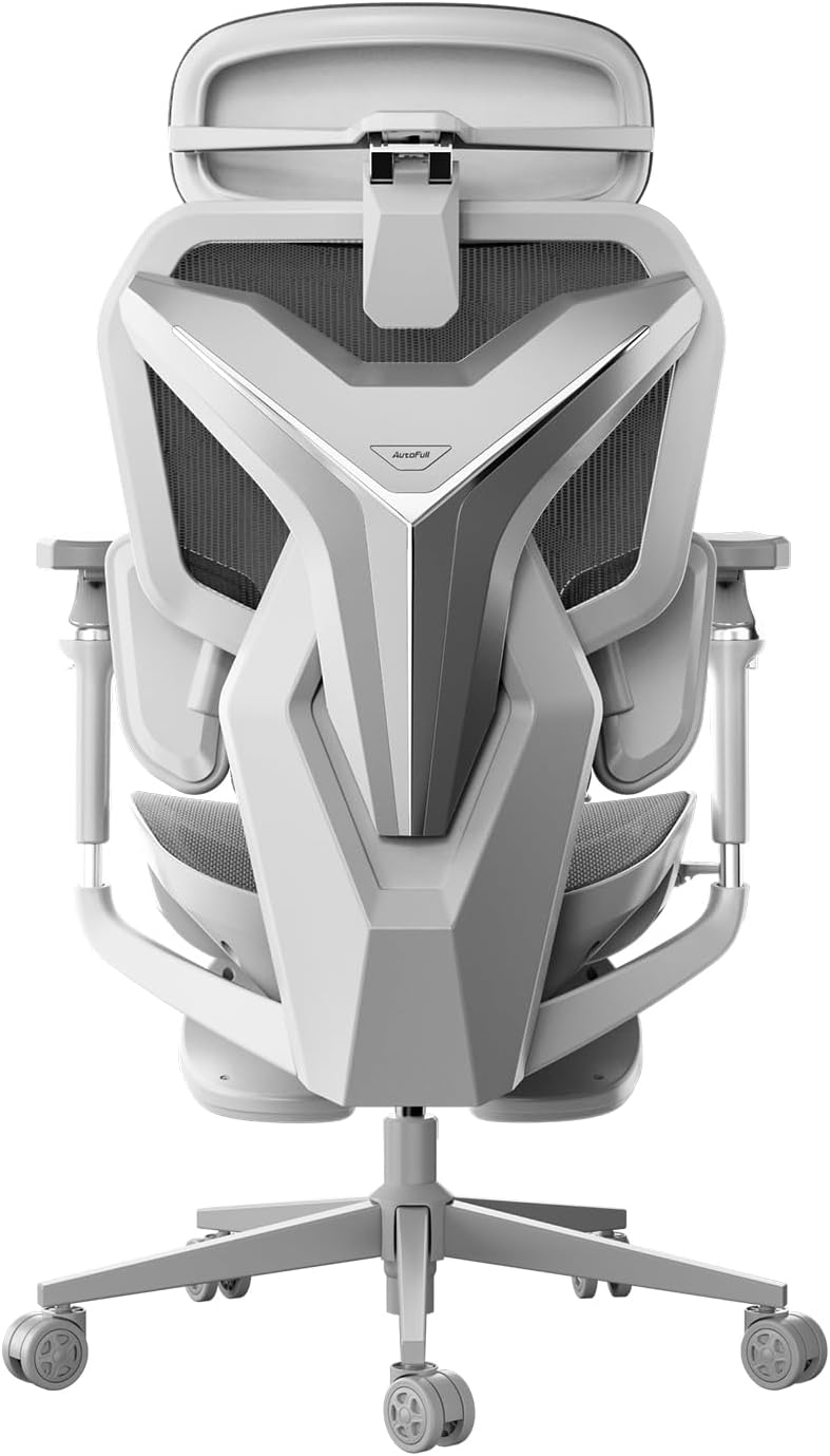 Autofull G7 Gaming Chair - 3-Zone Lumbar, 22-Point Adjustment, Breathable Mesh, Custom Backplate, 720° Armrests, BIFMA Certified Ergonomic, 140° Recline, IGR Certified, Niko Endorsed - Gift for Gamers