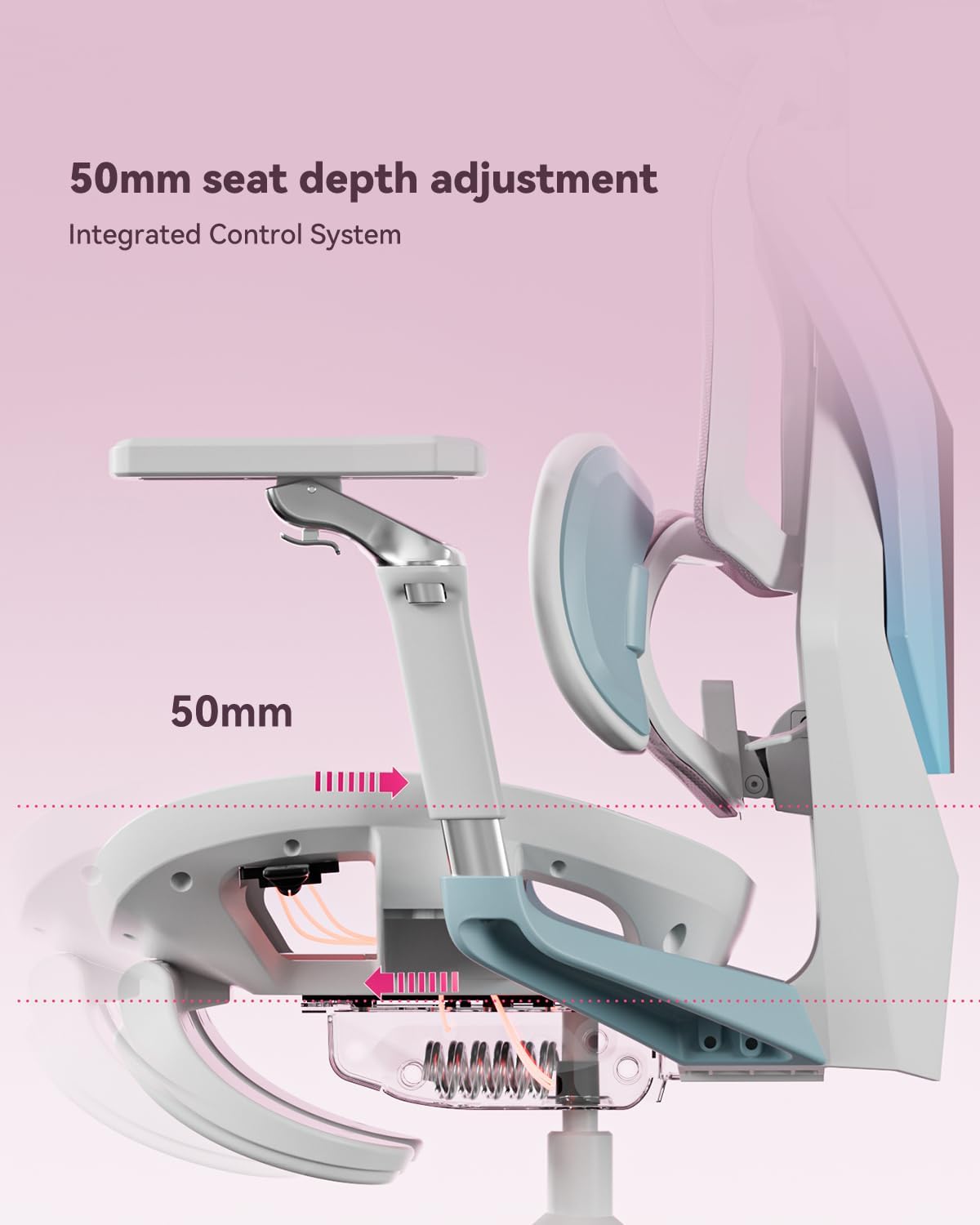 Autofull G7 Gaming Chair - 3-Zone Lumbar, 22-Point Adjustment, Breathable Mesh, Custom Backplate, 720° Armrests, BIFMA Certified Ergonomic, 140° Recline, IGR Certified, Niko Endorsed - Gift for Gamers