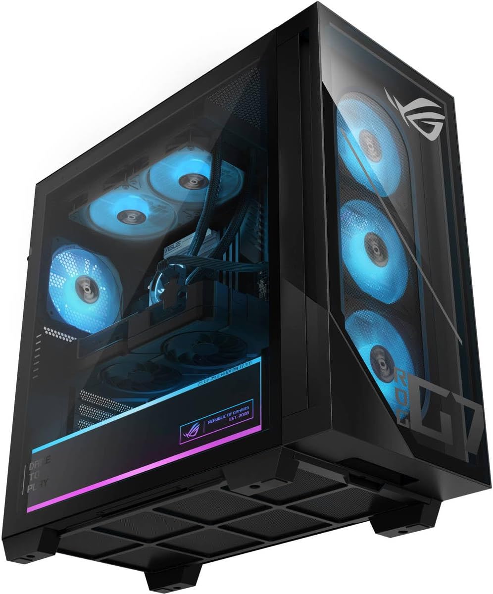 ASUS ROG G700 (2025) Gaming Desktop PC, Intel® Core™ Ultra 7 265F Processor, NVIDIA® GeForce RTX™ 5070, 1TB M.2 NVMe™ PCIe® 4 SSD, 32GB DDR5 RAM, Windows 11 Pro, G700TF-XS776