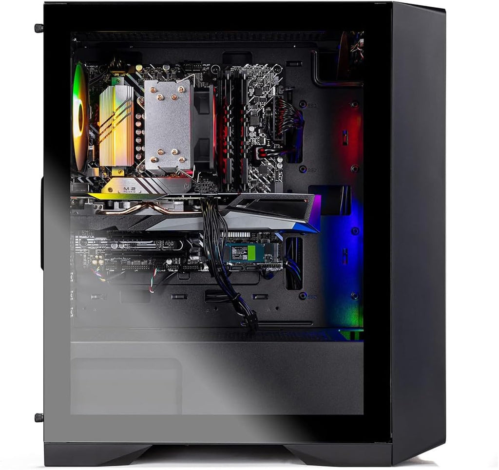 Skytech Gaming Nebula Gaming PC, AMD Ryzen 5 9600X 3.9GHz, NVIDIA RTX 5060, 1TB NVMe SSD, 16GB DDR5 RAM 6000, 650W Gold PSU, Wi-Fi, Win 11, Desktop