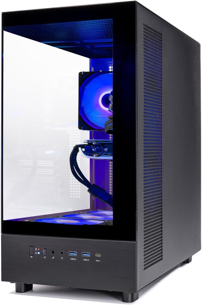 Skytech Gaming Azure 3 Gaming PC, AMD Ryzen 7 5700 3.7GHz, NVIDIA RTX 5060, 1TB NVMe SSD, 32GB DDR4 RAM 3200, 650W Gold PSU, Wi-Fi, Win 11, Desktop