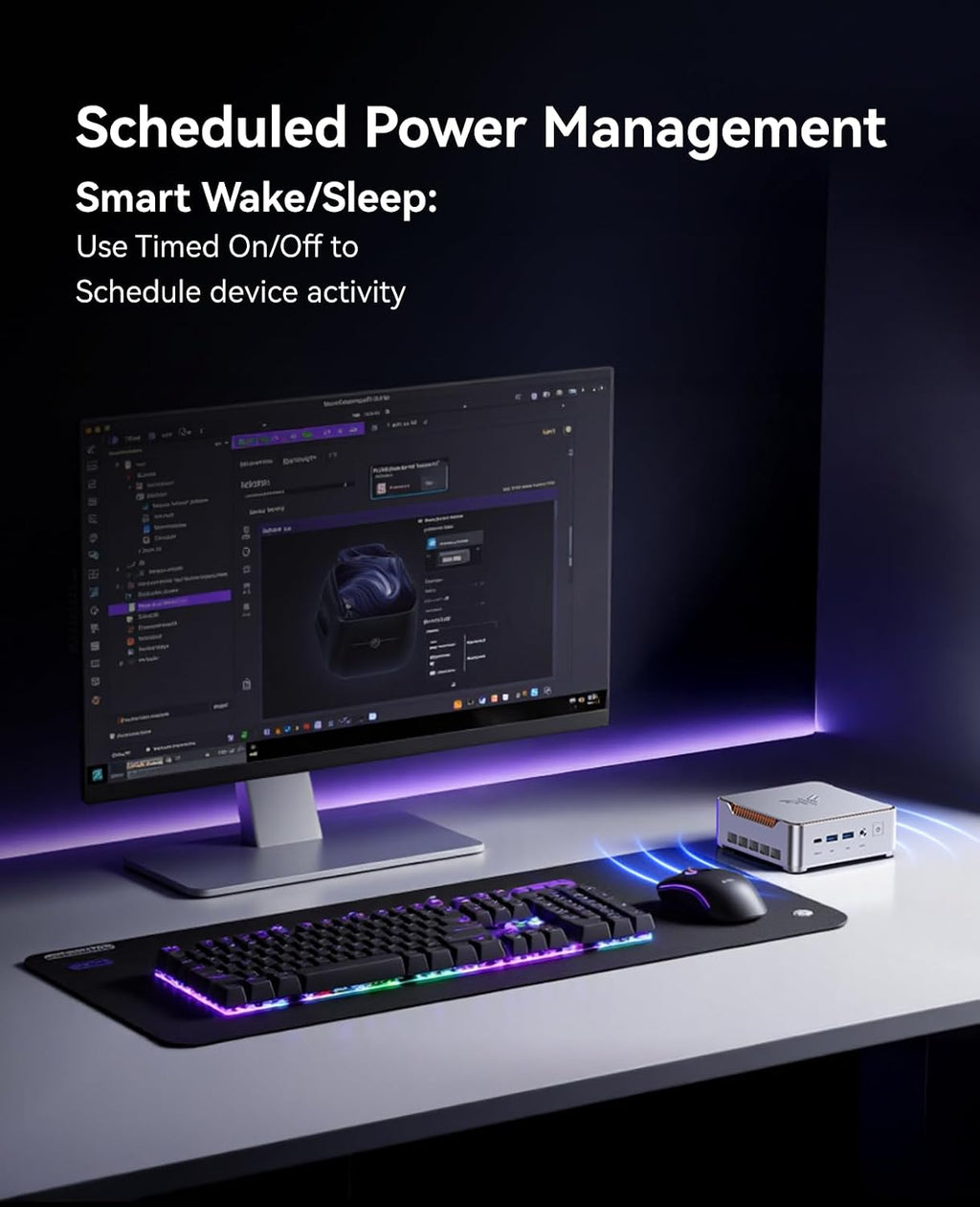 KAMRUI Pinova P2 Mini PC, in-tel Core 12600H (up to 4.5GHz) 32GB RAM 1TB SSD Mini Gaming Desktop Computers, Triple 4K Display 6*USB3.2, USB-C, HDMI, DP, WiFi6, BT5.2, Gaming Home Office