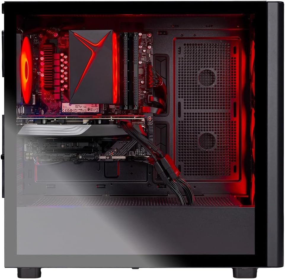 Skytech Gaming Chronos 3 Gaming PC, AMD Ryzen 5 5500 3.6GHz, AMD RX 9060 8GB VRAM, 1TB NVMe SSD, 16GB DDR4 RAM 3200, 650W Gold PSU, WI-FI 5, Windows 11, Desktop