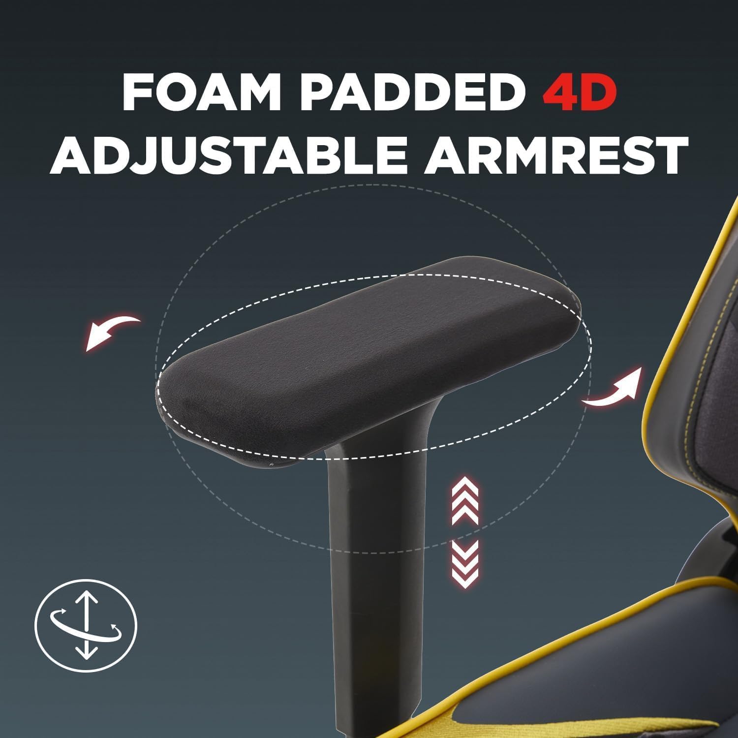 TTRACING Guardian Jujutsu Kaisen Geto Ergonomic Gaming Chair: Built-in Lumbar Support - Widened Seat Base - High Density Foam Cushions - Adjustable 135 Degree Recline - 4D Armrests - PU Leather