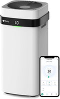 Airdog X5 Air Purifiers for Large Room, Patented TPA Tech Cover Up to 1614 Ft²,Washable and Reusable Filters,Whisper Quiet Smart Air Cleaner for Home, Pets, Allergies, Virus, Dust, Mold, Smoke