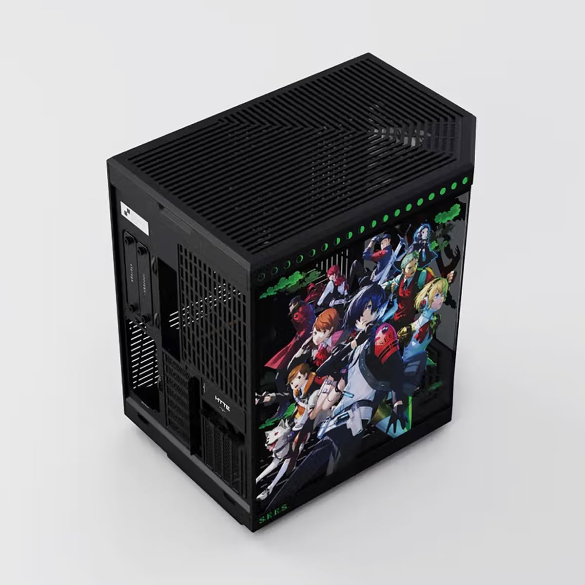 Hyte Y70 Persona 3 Reload Official Licensed - Mid-Tower ATX Gaming PC Desktop Case - Panoramic Tempered Glass - Dual Chamber - High Airflow Chassis - PCIE 4.0 Riser Cable Included - Black