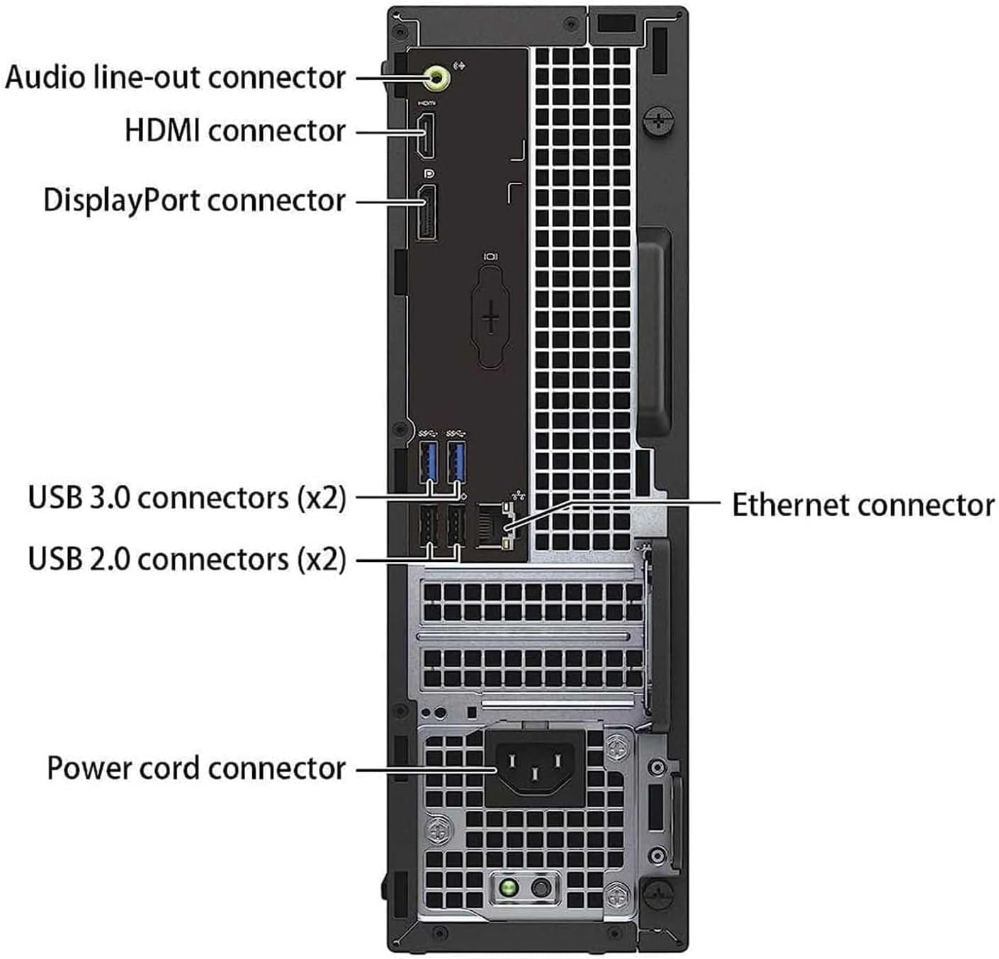Dell Optiplex 3050 SFF PC Desktop, Quad Core i5-7500 3.4GHz up to 3.8GHz, 1TB SSD, 16GB DDR4, Keyboard and Mouse, USB BT + WiFi, Support 4K, Windows 11 Pro 64-bit (Renewed)