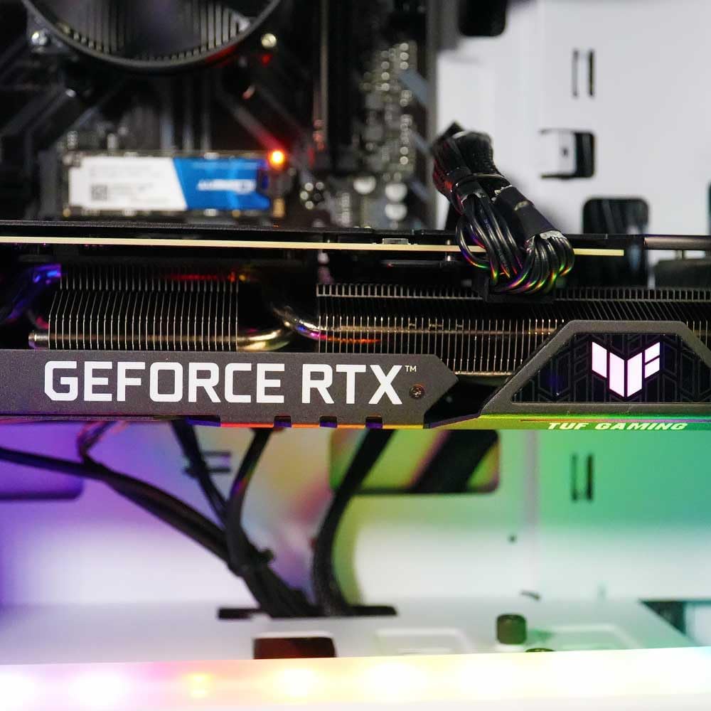 ViprTech Rebel 5.0 Gaming PC - AMD Ryzen 7 (4.1Ghz Turbo), RTX 5060 8GB, 16GB DDR4 RAM, 1TB SSD, VR-Ready, Streaming, WiFi BT, RGB, Win 11 Pro, Prebuilt Desktop Computer, White
