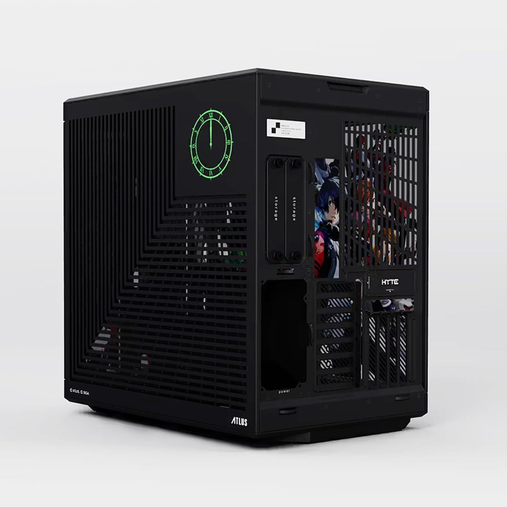 Hyte Y70 Persona 3 Reload Official Licensed - Mid-Tower ATX Gaming PC Desktop Case - Panoramic Tempered Glass - Dual Chamber - High Airflow Chassis - PCIE 4.0 Riser Cable Included - Black