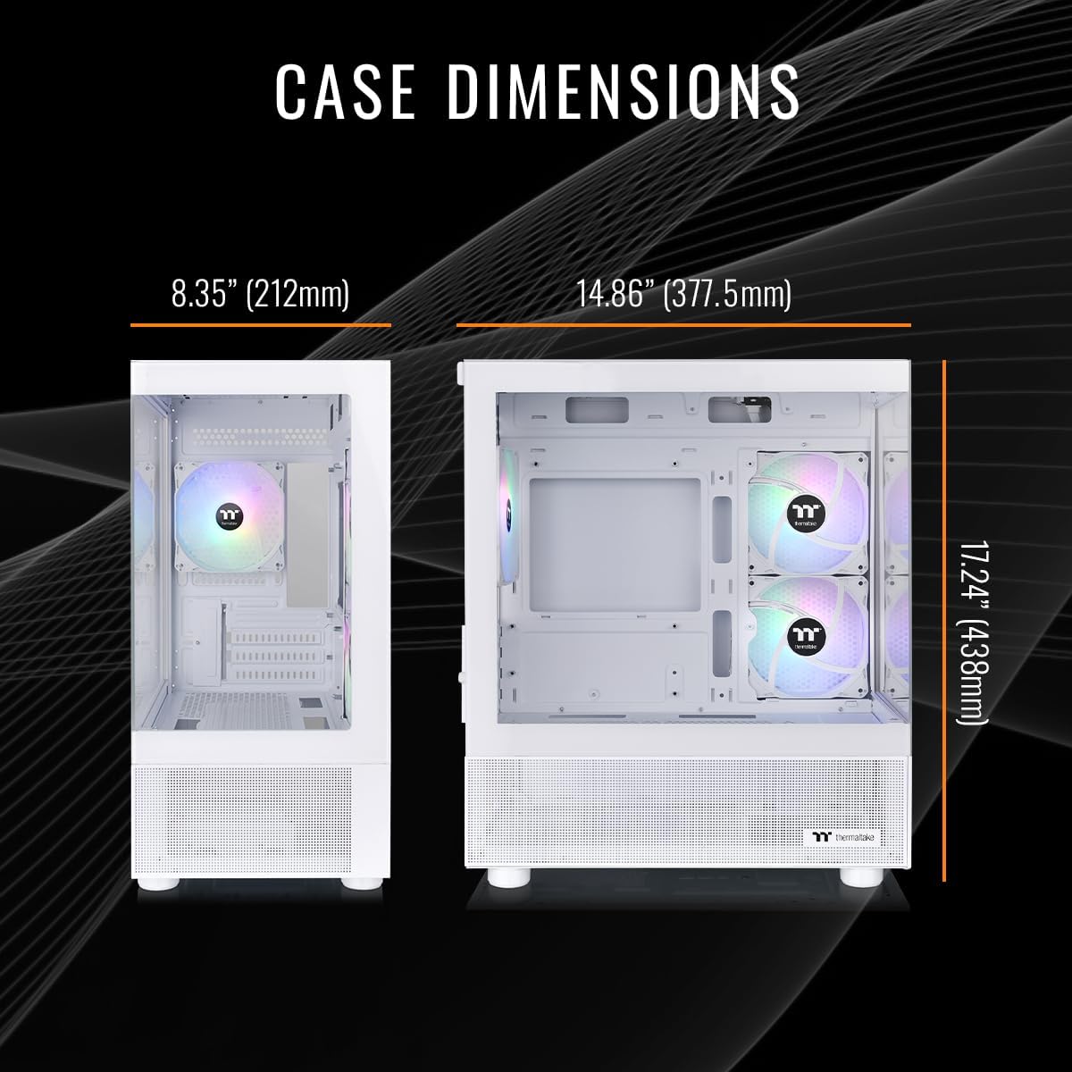 Thermaltake LCGS View i1470S-170 Gaming Desktop (Intel Core™ i7-14700F, ToughRam 32GB DDR5 6000MT/s RGB Memory, NVIDIA® GeForce RTX™ 5070, 1TB NVMe M.2, WiFi, Windows 11) V17S-B760-570-LCS