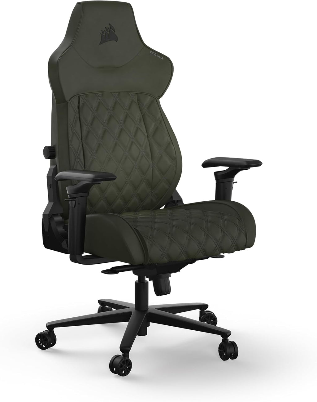 Corsair TC500 Luxe Gaming Chair – Premium Breathable Fabric – Wide Seat – Five-Way Adjustable Armrests – Adjustable Built-in Lumbar Support – 90-135 Degree Recline – Sherwood