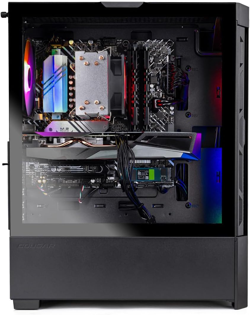 Skytech Gaming Blaze4 Mini Desktop PC, Intel i5 14400F 2.5 GHz (4.7GHz Turbo), NVIDIA RTX 5060 Ti 16GB, 1TB Gen4 NVMe SSD, 16GB DDR5 RAM 5200, 650W Gold PSU, Wi-Fi, Win 11