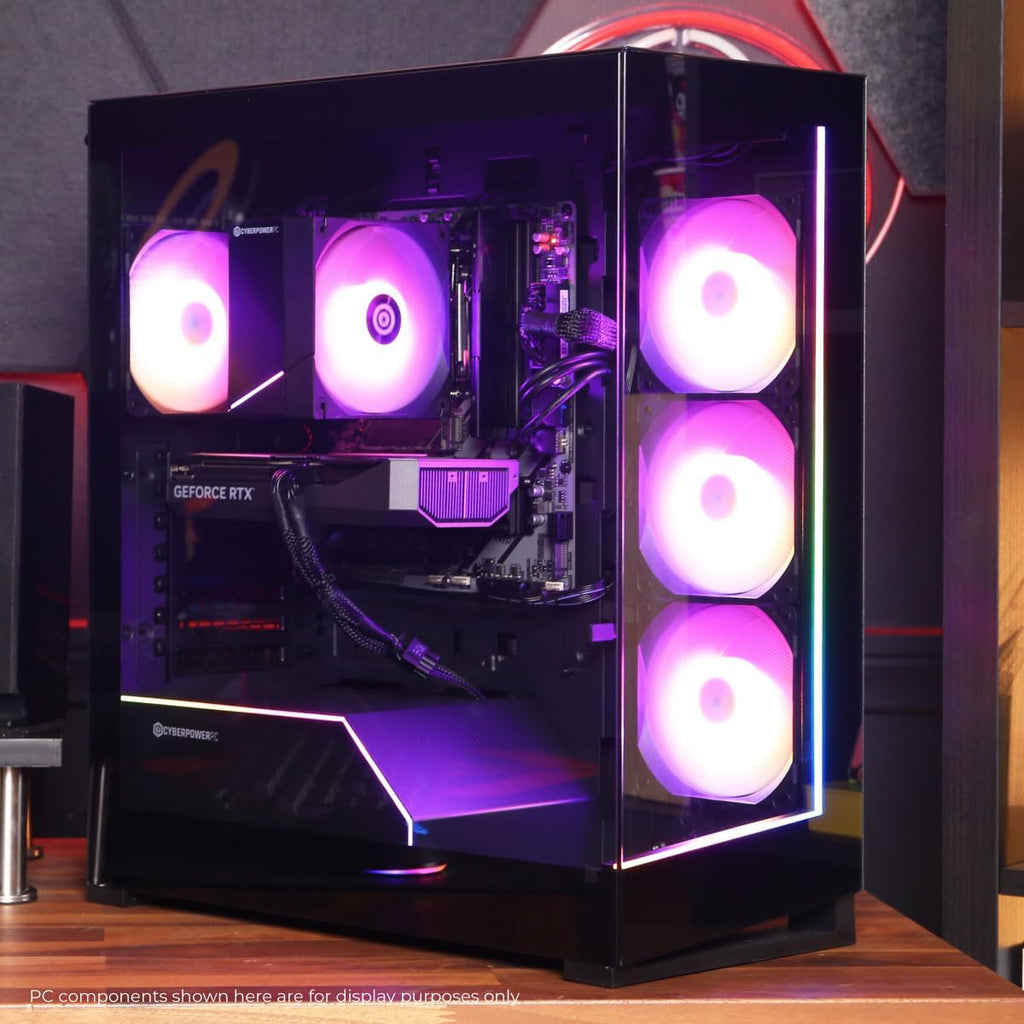 CyberPowerPC Gamer Master Gaming PC, AMD Ryzen 7 8700F 4.1GHz, GeForce RTX 5060 Ti 8GB, 16GB DDR5, 1TB PCIe 4.0 SSD, WiFi Ready & Windows 11 Home (GMA2900A3)
