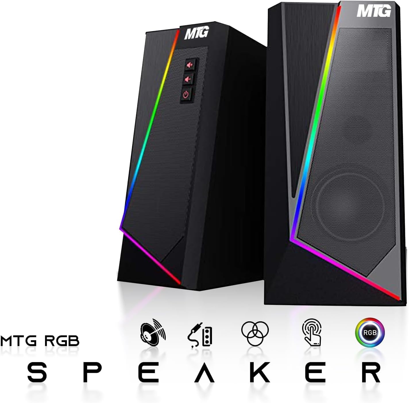 HP Elite 800 G1 USFF Desktop Computer PC, Intel Core i5 4th Gen Processor, 4GB RAM, 120 SSD, MTG New 22 inch Monitor, RGB Speaker and Keyboard Mouse, WiFi Windows 11 64-Bit (Renewed)