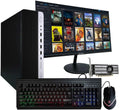 HP Prebuilt Gaming Desktop Computer | Intel i5 + GeForce GT 1030 2GB GPU | 1080p Gaming PC | 16GB DDR4 RAM | 1TB SSD | Wi-Fi 5G + Bluetooth | Windows 11 Pro | New 24in LCD Monitor (Renewed)