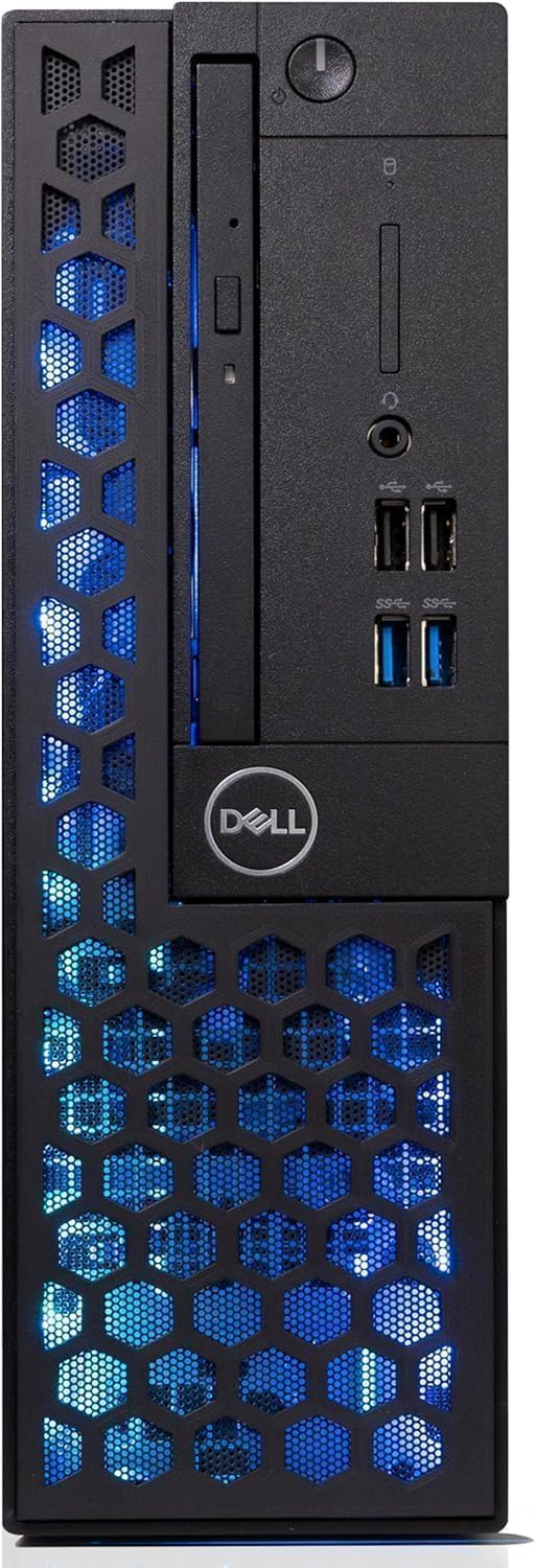 Dell Optiplex Computer PC w/RGB Lighting | Windows 11 Pro | Ultra Fast Intel i5-8500 | 16GB RAM + 1TB SSD | 5G WiFi + BT (Renewed) (PC Desktop)
