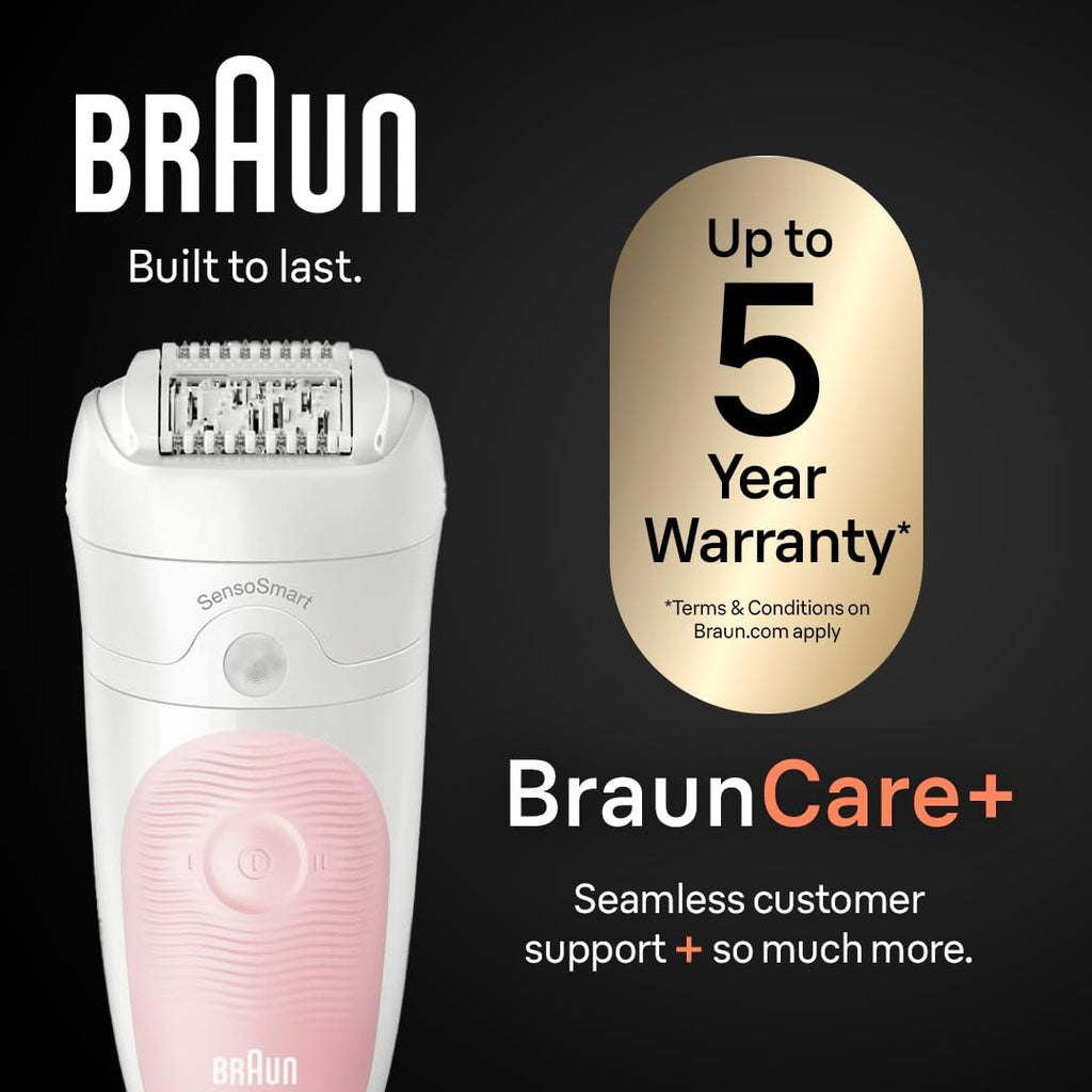 Braun Silk-épil 5 Epilator, Wet & Dry, Lasting Smooth Skin, SE5-230