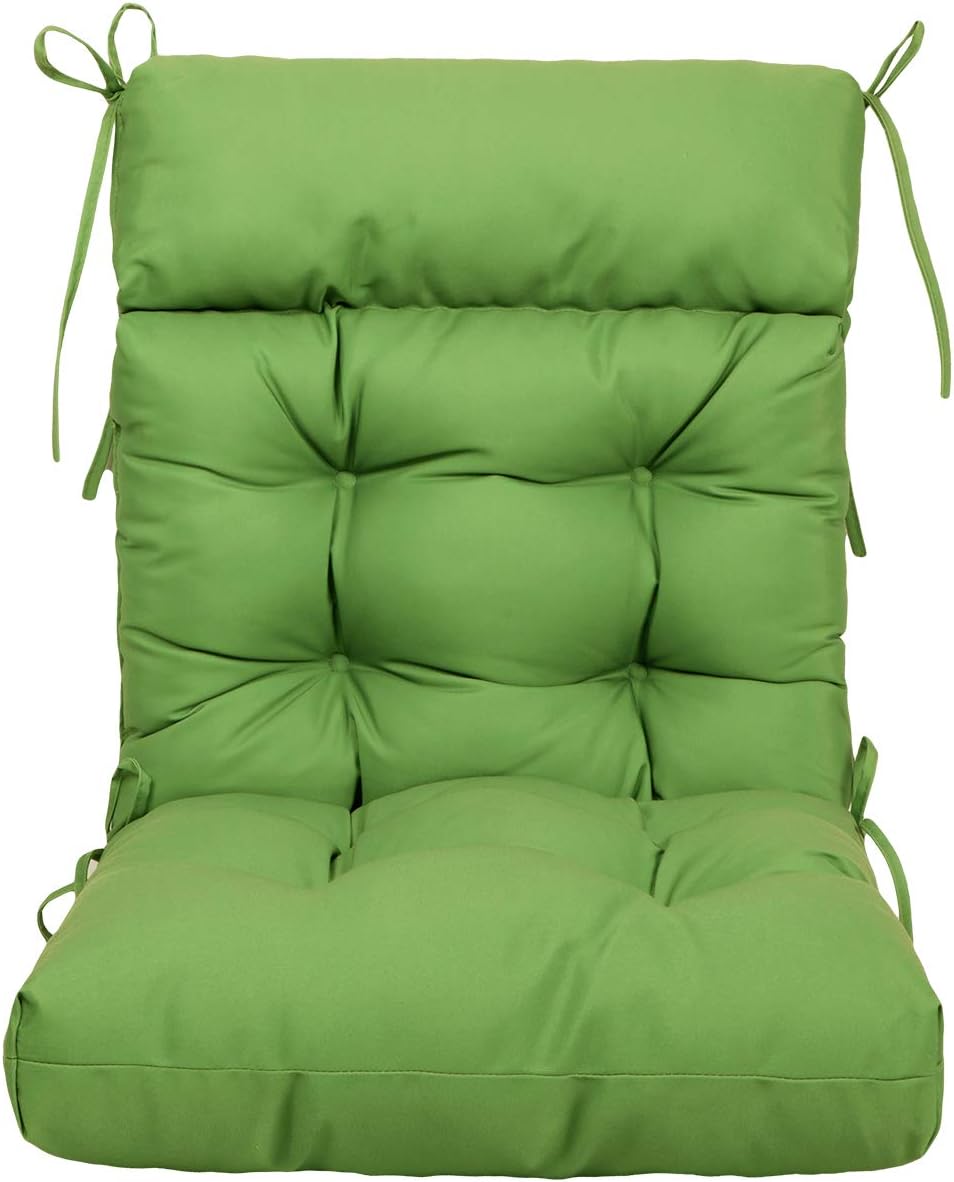 ARTPLAN Patio Chair Cushion,Tufted Adirondack Outdoor Chair Cushion,Wicker High Back Outdoor Seat Cushion,Set of 4,21'X21'X4' (4 Pack)