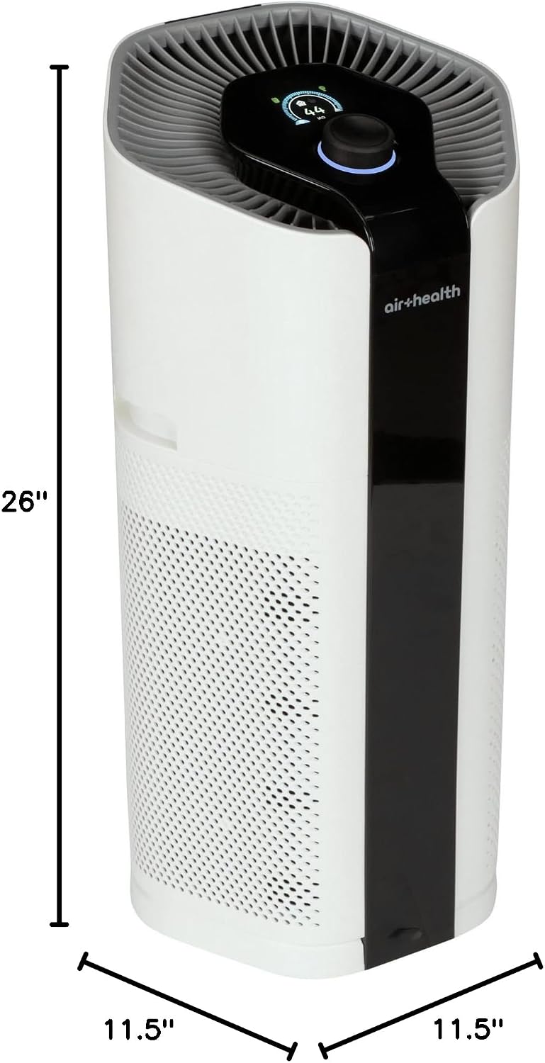 Air Health Skye 5 Stage Air Purifier, Features Ultraviolet Light (UVC), H13 True Hepa, Carbon, PCO, Smart Wifi, Auto Mode, Quiet, Removes 99.97% of Particles, Smoke, Mold, Pet Dander, Dust, Odors