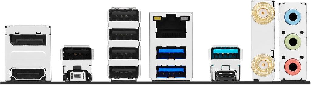 ASUS B650EM MAX Gaming WiFi AMD B650 mATX Motherboard, DDR5, PCIe 5.0 Ready, 3X M.2 Slots, WiFi6, 1Gb Ethernet, DisplayPort, HDMI, Rear USB 10Gbps Type-A & Type-C Ports, BIOS Flashback, Aura Sync