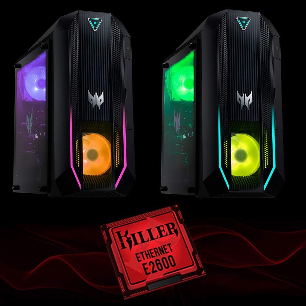 acer Predator Orion 3000 PO3-630-UA91 Gaming Desktop | 11th Gen Intel Core i7-11700F 8-Core CPU | NVIDIA GeForce RTX 3070 | 16GB DDR4 | 512GB NVMe SSD | 1TB HDD | Intel Wi-Fi 6 | RGB Keyboard & Mouse