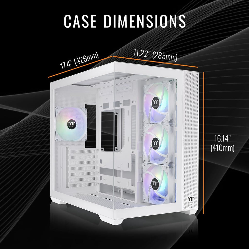 Thermaltake LCGS View i1470S-380 Gaming Desktop (Intel® Core™ i9-14900KF, ToughRam 32GB DDR5 6000MT/s RGB Memory, NVIDIA® GeForce RTX™ 5070, 1TB NVMe M.2, WiFi, Windows 11) V38S-Z790-570-LCS