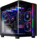 Skytech Gaming King 95 Gaming PC, AMD Ryzen 7 7800X3D 4.2GHz, AMD RX 9070XT 16GB VRAM, 1TB Gen4 NVMe SSD, 24GB DDR5 RAM 6000, 850W Gold ATX 3 PSU, 360 ARGB AIO, WI-FI 5, Windows 11, Desktop