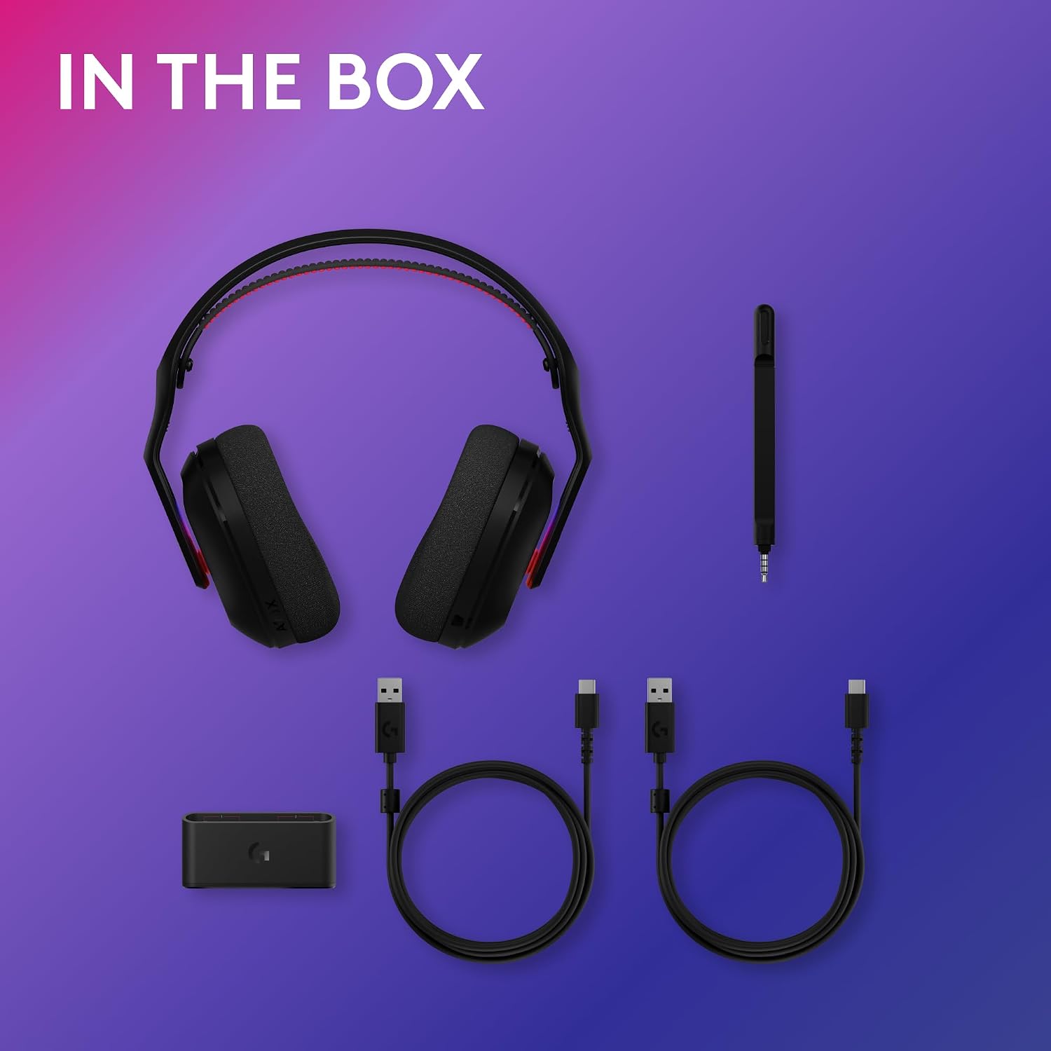 Logitech G Astro A20 X Lightspeed Wireless Gaming Headset for PS5, Xbox, Nintendo Switch/Switch 2, PC with 2-System PLAYSYNC Audio, Bluetooth, LIGHTSYNC RGB, and 48 kHz Boom Mic - Black