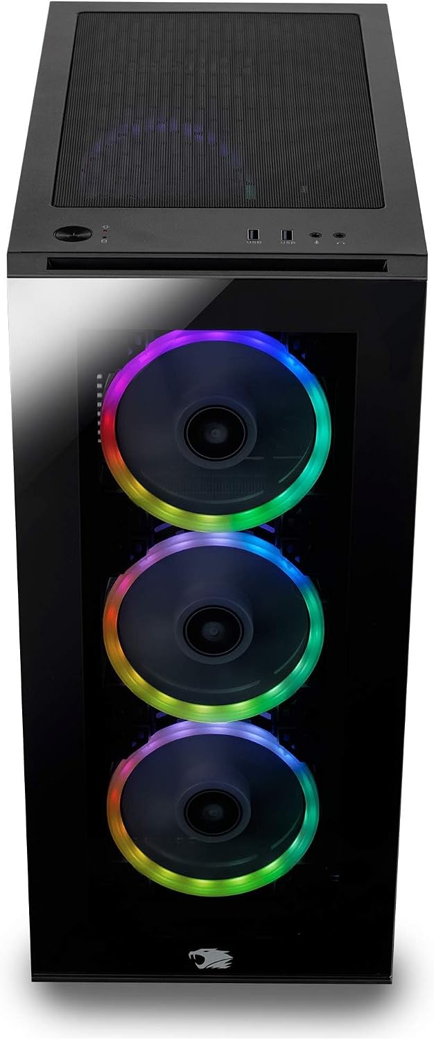 iBUYPOWER Gaming PC Computer Desktop Element 9260 (Intel Core i7-9700F 3.0Ghz, NVIDIA GeForce GTX 1660 Ti 6GB, 16GB DDR4, 240GB SSD, 1TB HDD, Wi-Fi & Windows 10 Home) Black