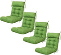 ARTPLAN Patio Chair Cushion,Tufted Adirondack Outdoor Chair Cushion,Wicker High Back Outdoor Seat Cushion,Set of 4,21'X21'X4' (4 Pack)