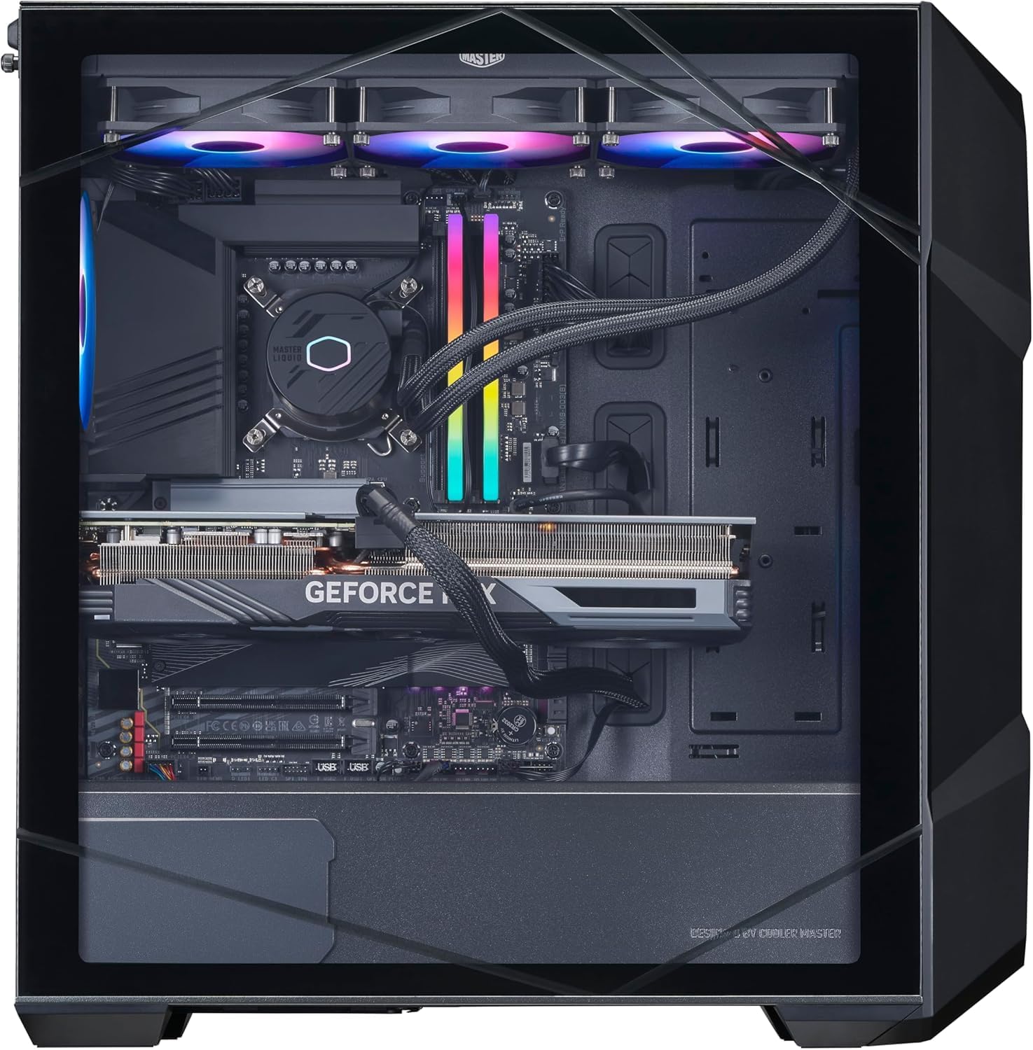 Cooler Master TD5 Pro Gaming PC – AMD RYZEN 7 9800X3D, NVIDIA GeForce RTX 5070 Ti 16GB, 32GB DDR5 6000MHz, 2TB Gen4 M.2, Windows 11, MWE Gold 850 V3 PSU, ATX Desktop PC