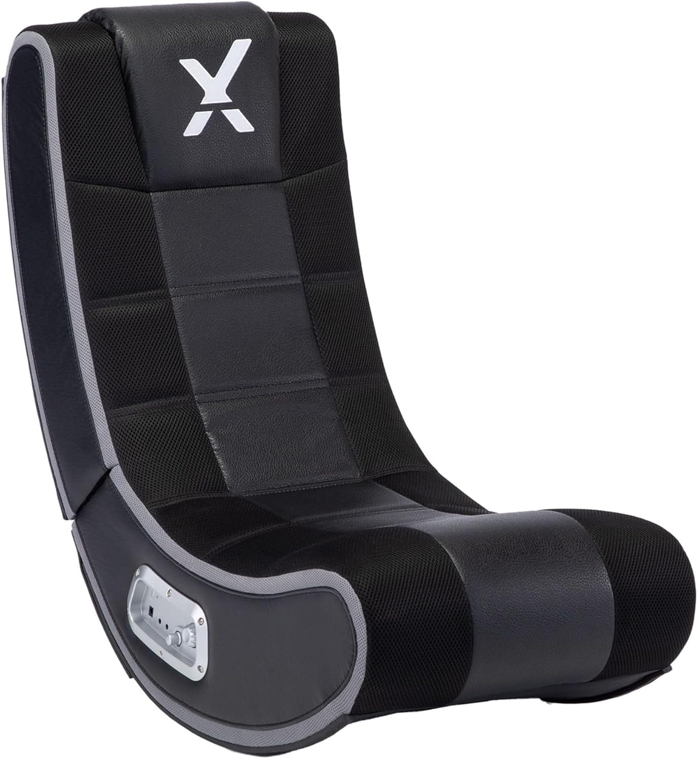 X Rocker V Rocker SE Black Foam Floor Video Gaming Chair for Adult, Teen, and Kid Gamers -2.1 High Tech Audio and Wireless Capacity - Foldable and Ergonomic Back Support (5130301)