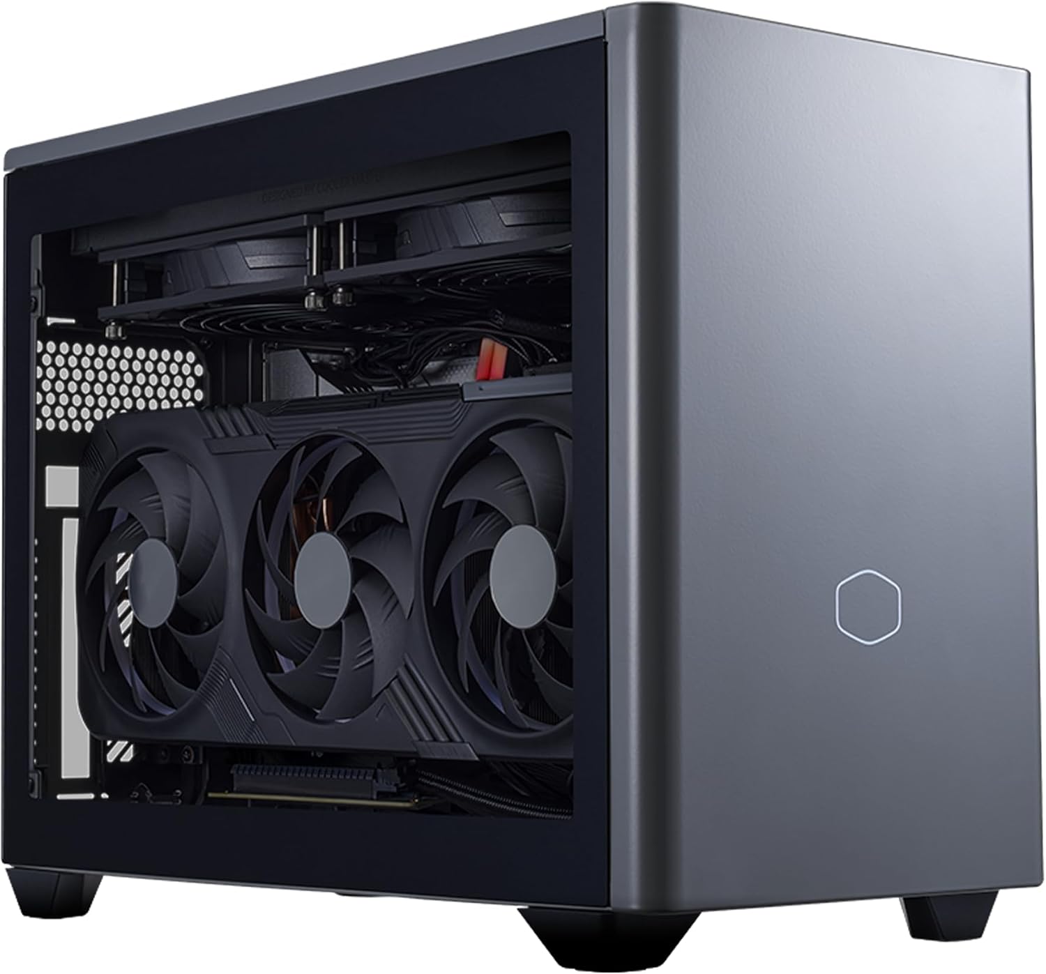 Cooler Master NR2 Pro Gaming PC – Intel Ultra 7 265F, NVIDIA GeForce RTX 5070 12GB, 32GB DDR5 6000MHz, 2TB Gen4 M.2, Windows 11, V850 SFX Gold PSU, Compact Mini ITX Desktop PC