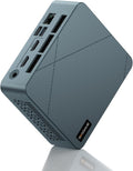 BOSGAME E2 Mini PC with AMD Ryzen 5 3550H, 16GB RAM 512GB NVMe SSD, Triple Displays via USB-C & Dual HDMI, Gigabit Ethernet, Compact Desktop Computer for Business, Office & School