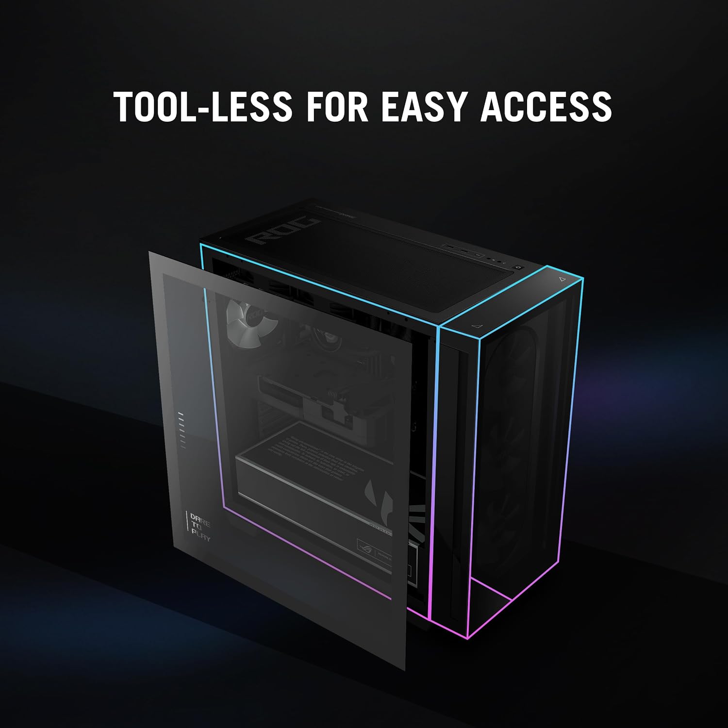 ASUS ROG G700 (2025) Gaming Desktop PC, Intel® Core™ Ultra 7 265F Processor, NVIDIA® GeForce RTX™ 5070, 1TB M.2 NVMe™ PCIe® 4 SSD, 16GB DDR5 RAM, Windows 11 Home, G700TF-DS774