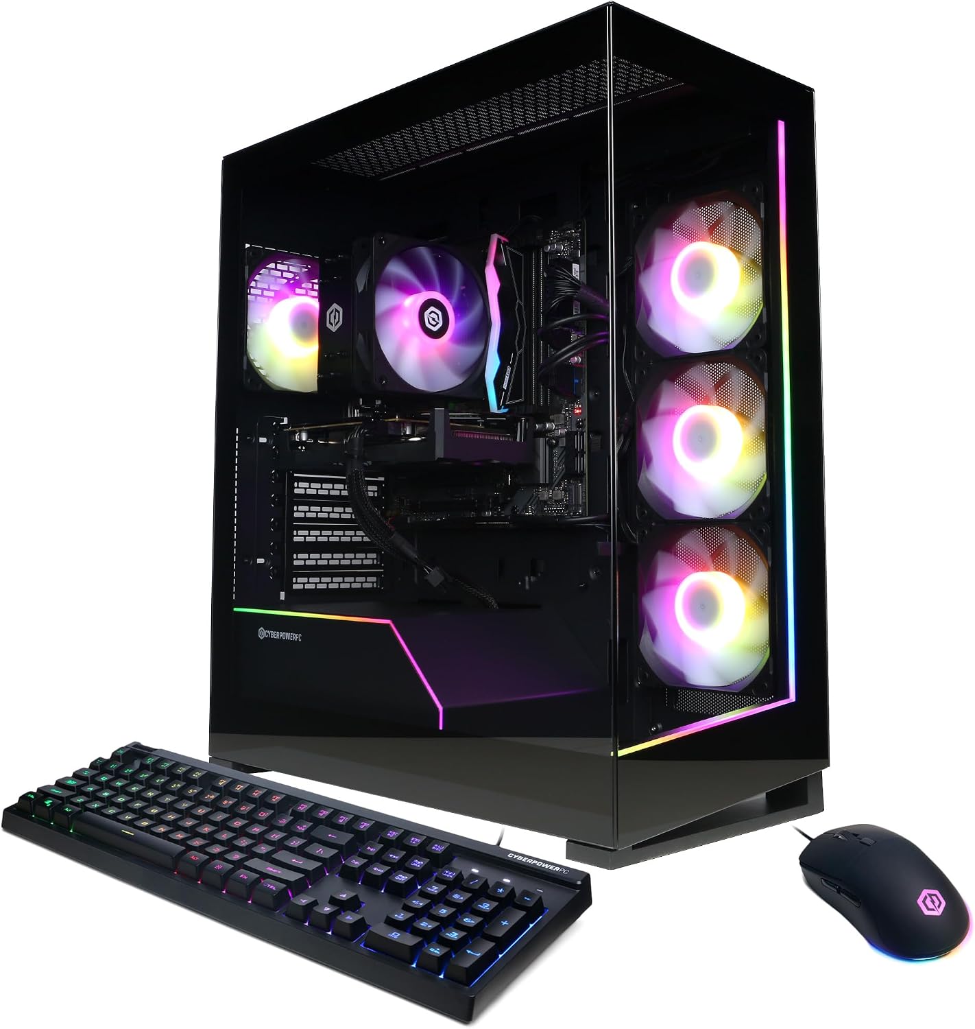 CyberPowerPC Gamer Xtreme VR Gaming PC, Intel Core Ultra 5 225F 3.3GHz, GeForce RTX 5060 Ti 8GB, 16GB DDR5, 2TB PCIe 4.0 SSD, WiFi Ready & Windows 11 Home (GXiVR8060A35)