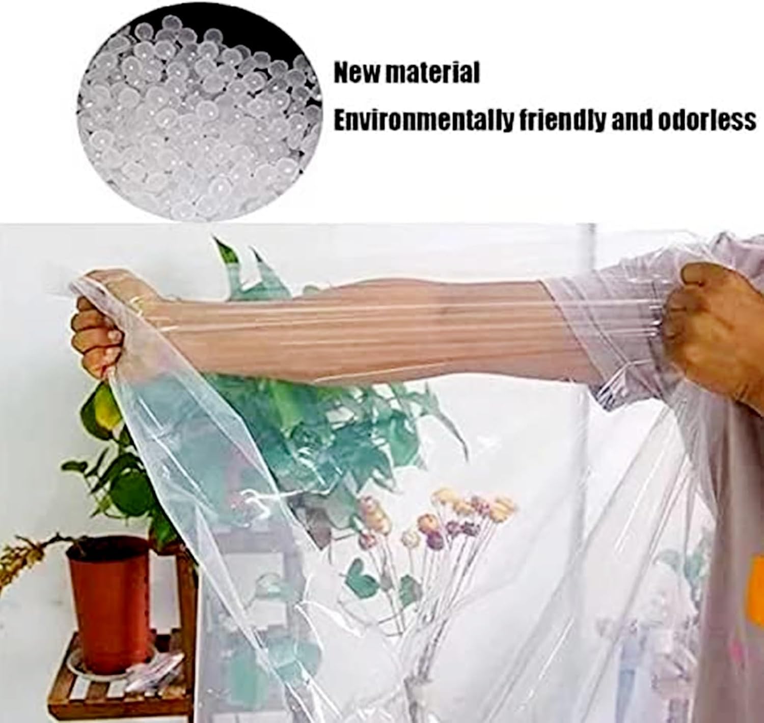 ++ Weather Resistant Pergola Side Curtains for Gazebo, Clear Tarp with Metal Grommet, Tarpaulin Cover Waterproof UV Tear and Resistant for Outdoor, Garden, Pavilion Color : Clear, Size : 10x