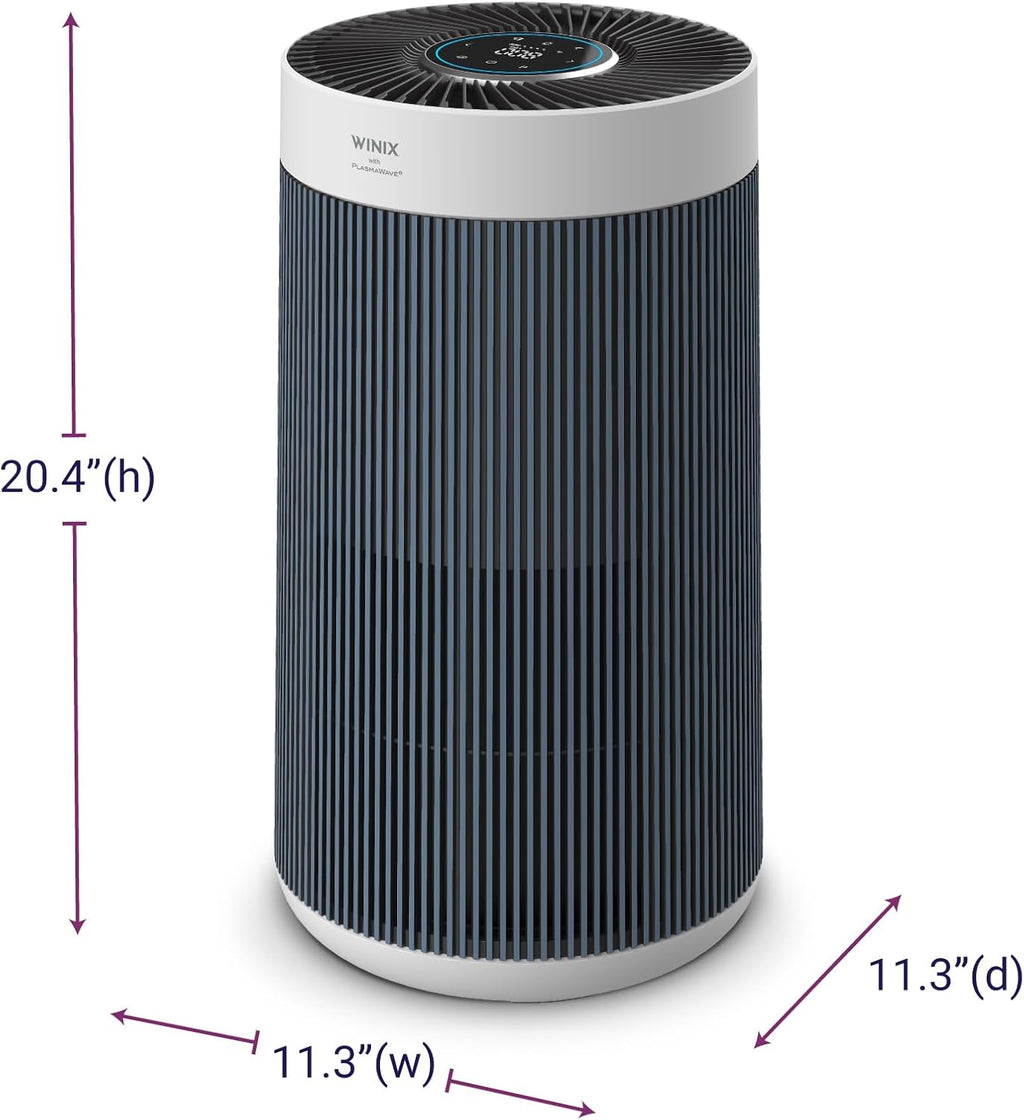 WINIX T830 Air Purifier for Home Extra Large Room Up to 1968 Ft² in 1 Hr With Smart Wi-Fi, Air Quality Monitor, True HEPA, Carbon Filter and Auto Mode, Captures Pet Allergies, Smoke, Dust