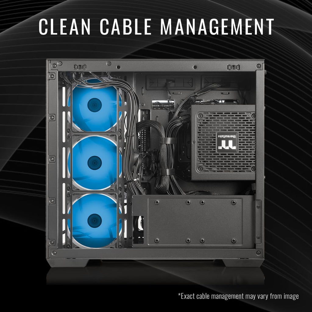 Thermaltake LCGS View u2880-380 Gaming Desktop (Intel® Core™ Ultra 9 285K, ToughRam 32GB DDR5 6400MT/s RGB Memory, NVIDIA® GeForce RTX™ 5080, 2TB NVMe M.2, WiFi, Windows 11) V38B-Z890-580-LCS
