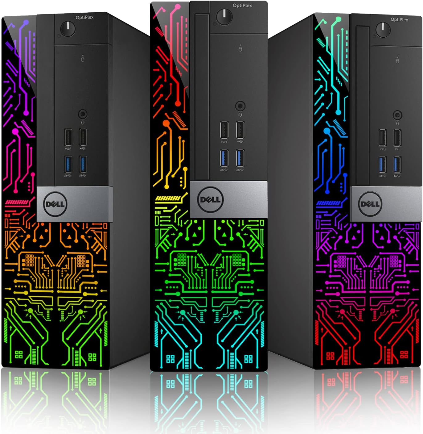 Dell OptiPlex 3060 SFF RGB Computer PC, Intel Core i5-8500, RX 550 4GB GDDR5, 16GB RAM, 512GB NVMe, 1TB HDD, 22 Inch HDMI Monitor, Gaming Speakers, WiFi, Bluetooth, Windows 11 Pro (Renewed)
