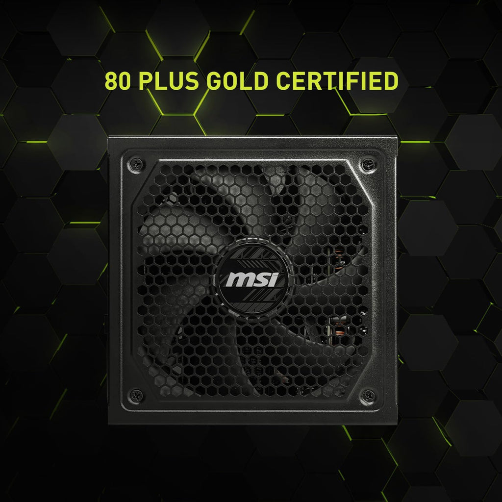 MSI MAG A1250GL PCIE5, Fully Modular Compact Gaming 1250W Power Supply, 80+ Gold, ATX 3.1 & PCIe 5.1 Ready, Native Dual-Color 12V-2x6 Cable, 10 Year Warranty