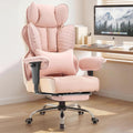 COMHOMA Big and Tall Office Chair Heavy Duty Gaming Chair with Deluxe Embossing Leather High Back Wider Ergonomic Computer Chair with Foot Rest 150°Reclining Pocket Spring Lumbar Support