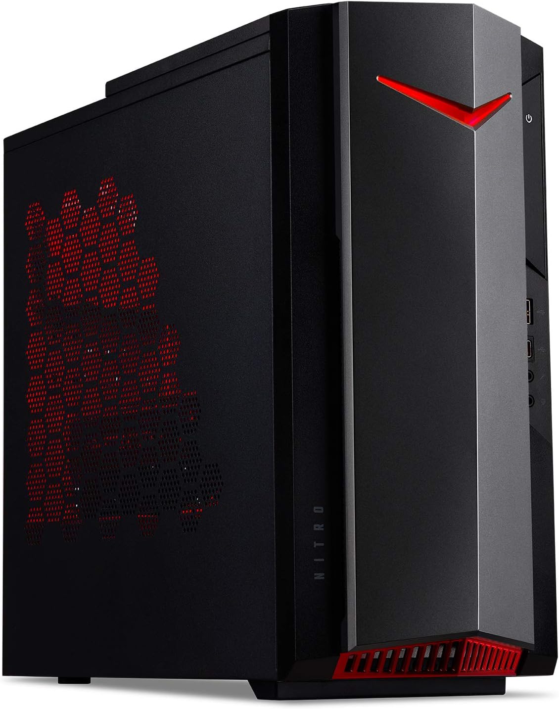 Acer Nitro 50 N50-640-UA91 Gaming Desktop | 12th Gen Intel Core i5-12400F 6-Core Processor | NVIDIA GeForce GTX 1650 | 8GB 3200MHz DDR4 | 512GB NVMe M.2 SSD | Intel Wi-Fi 6E AX211 | Windows 11 Home