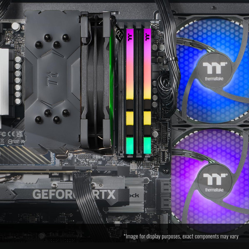 Thermaltake LCGS View i1260-170 Gaming Desktop (Intel Core™ i5-12600KF, ToughRam DDR4 3600Mhz 16GB RGB Memory, NVIDIA® GeForce RTX™ 5060, 1TB NVMe M.2, WiFi, Windows 11) V17B-B76R-560-LCS