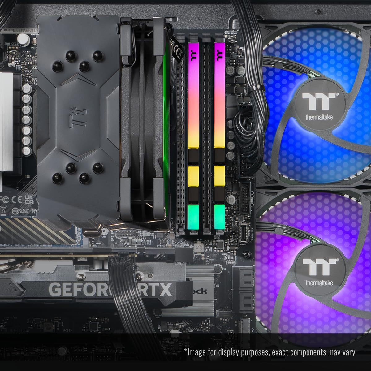 Thermaltake LCGS View i1260-170 Gaming Desktop (Intel Core™ i5-12600KF, ToughRam DDR4 3600Mhz 16GB RGB Memory, NVIDIA® GeForce RTX™ 5060, 1TB NVMe M.2, WiFi, Windows 11) V17B-B76R-560-LCS