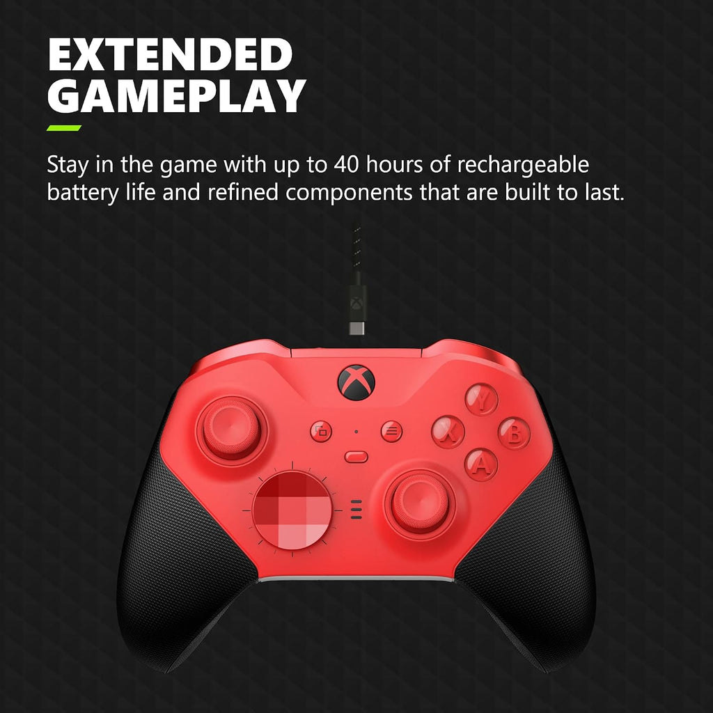 Microsoft Xbox Elite Wireless Controller Series 2 Core – Red (Renewed)