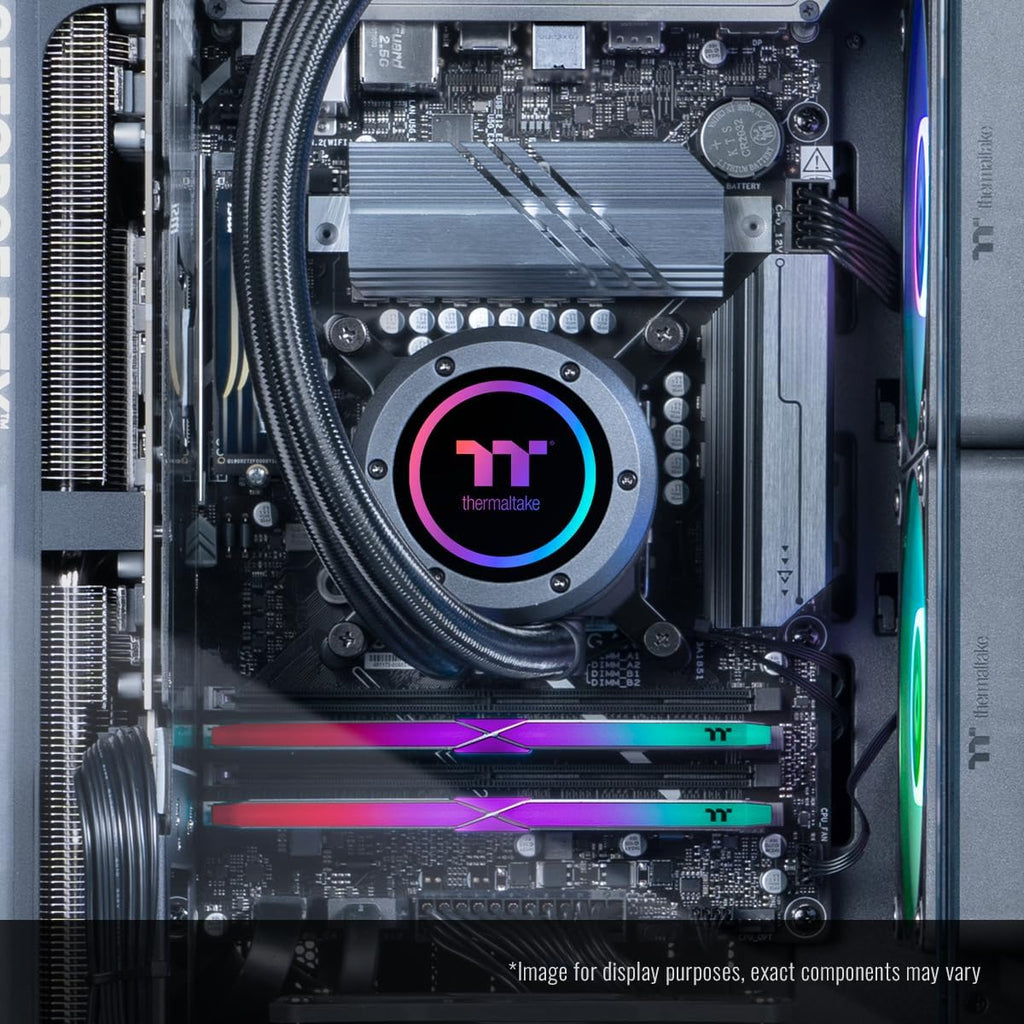 Thermaltake LCGS Reactor u2670T Gaming Desktop (Intel® Core™ Ultra 7 265KF, 32GB 6400MT/s DDR5 RGB Memory, NVIDIA GeForce® RTX 5070 Ti, 2TB NVMe M.2, WiFi, Windows 11) T3BK-B860-57T-LCS