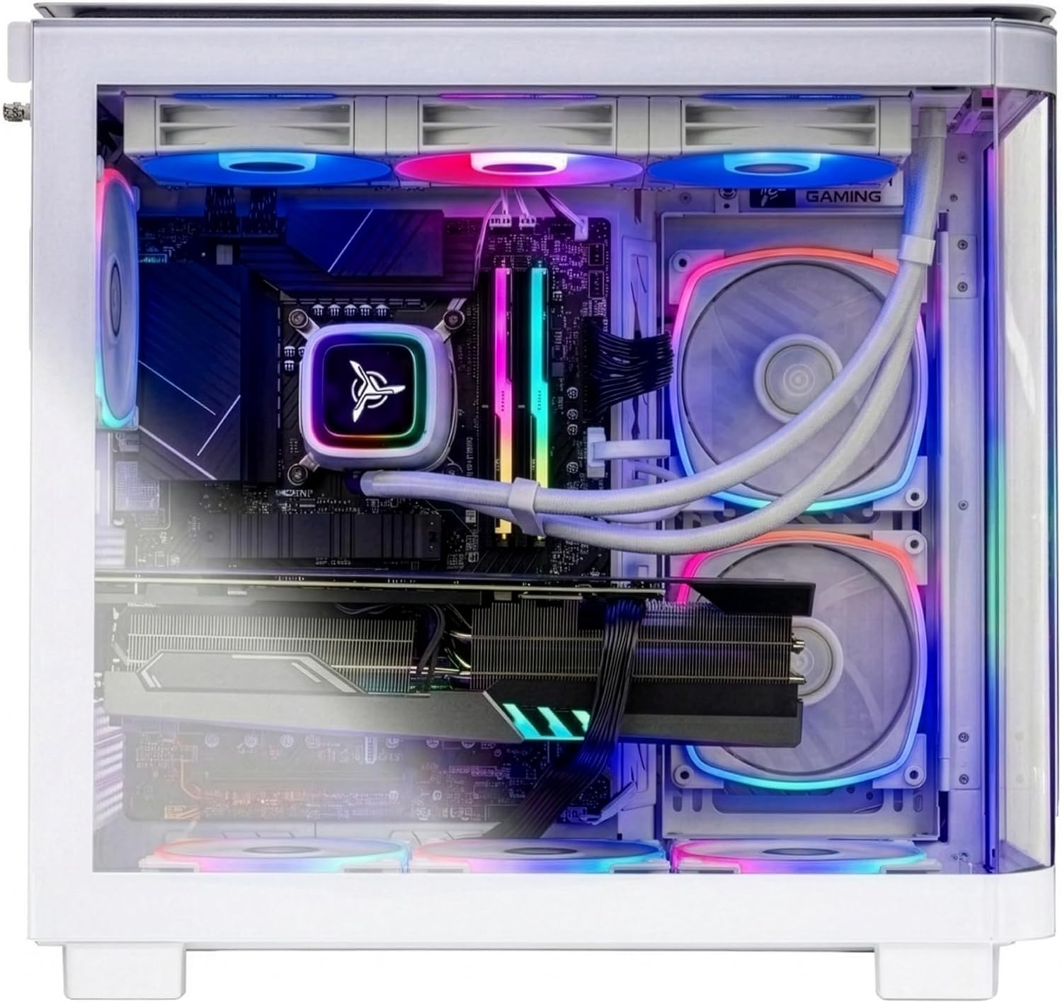 Skytech Gaming King 95 Desktop PC, Ryzen 7 7700X 4.5 GHz (5.4GHz), NVIDIA RTX 5070 Ti 16GB, 2TB Gen4 NVMe SSD, 32GB DDR5 RAM 6000 RGB, 850W Gold ATX 3 PSU, 360mm ARGB AIO, Wi-Fi, Win 11
