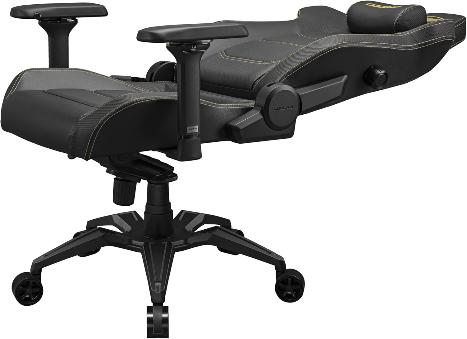 COUGAR Armor Evo Gaming Chair with Breathable Premium PVC Leather, Integrated 4-Way Lumbar Support and Magnetic Neck Pillow Foam (Royal)